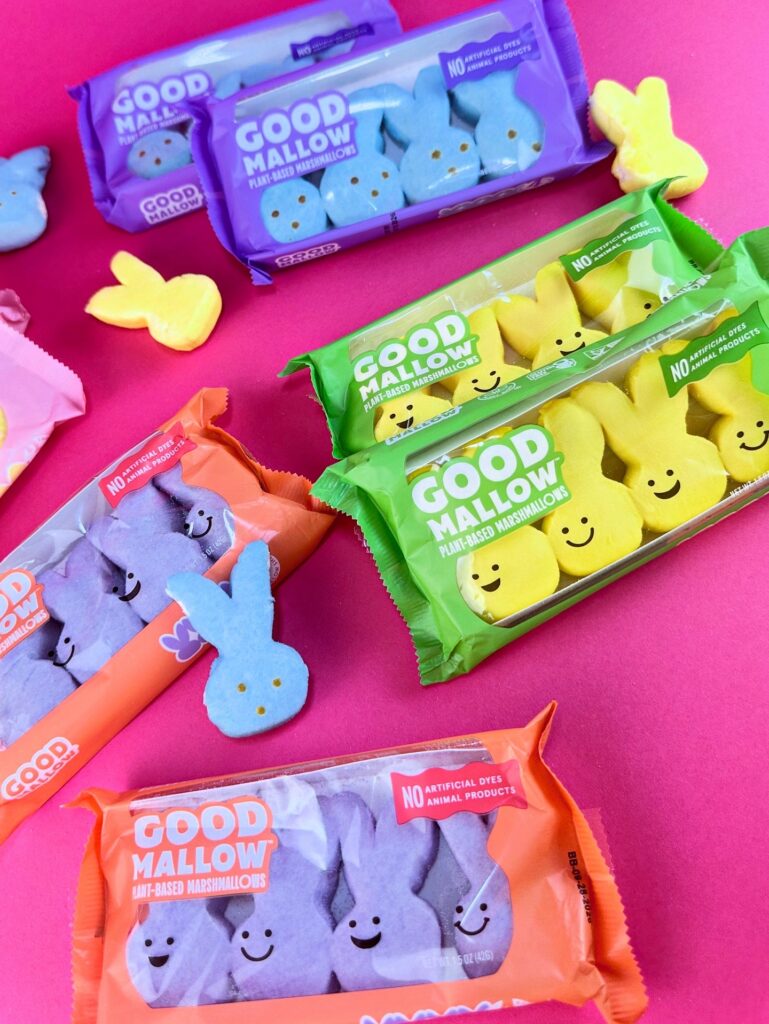 vegan peeps alternative GoodMallow packaging