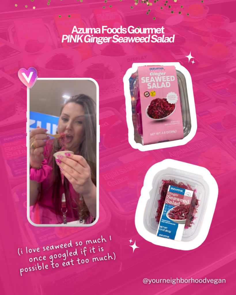 Azuma Foods gourmet pink ginger seaweed salad showcased at Natural Products Expo West 2026